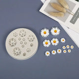 Floral Resin Mold Rose Daisy Pendant Silicone Mold