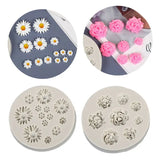 Floral Resin Mold Rose Daisy Pendant Silicone Mold