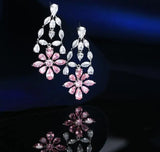 Elegant Floral Shape Long Earrings for Women