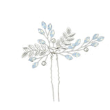 Opal Crystal Rhinestones Bridal Hair Pin Set Wedding Hair Clip