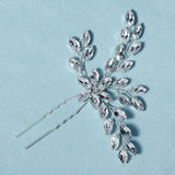 Silver Rhinestone Bridal Hair Pin Wedding Hair Sticker