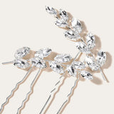 Silver Crystal Bridal Hair Pin Wedding Hair Sticker