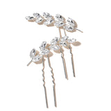 Silver Crystal Bridal Hair Pin Wedding Hair Sticker