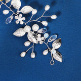 Rhinestone Flower Bridal Headband Hair Comb Wedding Accessories