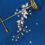 Rhinestone Flower Bridal Headband Hair Comb Wedding Accessories
