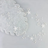 Floralbride Rhinestones Pearls Wedding Headband Bridal Hair Vine