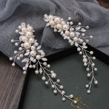 Opal Crystal Rhinestones Bridal Hair Clip Set Wedding Hair accessories