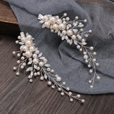 Opal Crystal Rhinestones Bridal Hair Clip Set Wedding Hair accessories