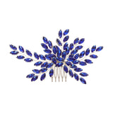 Alloy Opal Crystal Rhinestones Bridal Hair comb Wedding Headpieces