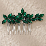 Colorful Crystal Rhinestones Hair Comb Headpiece Hair Jewelry