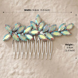Colorful Crystal Rhinestones Hair Comb Headpiece Hair Jewelry