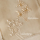 Freshwater Pearls Bridal Hair Pins Wedding Hair Stickers Set