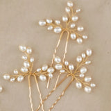 Freshwater Pearls Bridal Hair Pins Wedding Hair Stickers Set