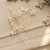 Freshwater Pearls Bridal Hair Pins Wedding Hair Stickers Set