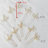 Freshwater Pearls Bridal Hair Pins Wedding Hair Stickers Set