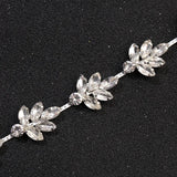 Rhinestone Crystal Bridal Headband Hair Comb Chain Wedding Accessories