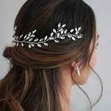 Crystal Rhinestone Bridal Headband Hair Vine Wedding Jewelry