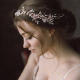 Crystal Rhinestones Bridal Headband Wedding Hair Vine