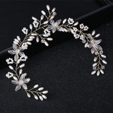 Crystal Rhinestones Bridal Headband Wedding Hair Vine
