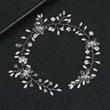 Crystal Rhinestones Bridal Headband Wedding Hair Vine