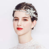 Rhinestone Crystal Pearl Wedding Tiara Headband Bridal Hair Vine