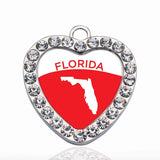 Florida Circle Charm for Necklace/Bracelet DIY