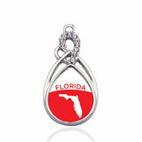 Florida Circle Charm for Necklace/Bracelet DIY