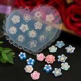 3D Flower Silicone Nail Art Mold DIY Decorations Supplies