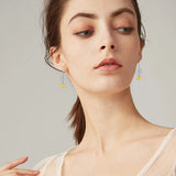 Flower Animal Bee Hoop Earrings - 925 Sterling Silver Jewelry