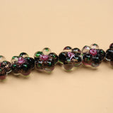 Pink Mix Flower Lampwork Glass Beads for Jewelry Making