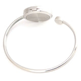 Flower Bracelet Locket Bangle Aromatherapy 25mm Magnet Crystal Stainless steel
