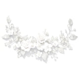 Silver Pearl Hair Accessories Wedding Headpiece