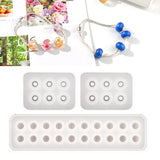 DIY Crystal Epoxy Flat Ball Bracelet Mold with Dried Flowers