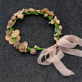 Flower Crown Wedding Bridal Hair Accessories Bridesmaid Crown Gift