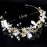 Flower Crown Wedding Hair Accessories Seaside Resort Headbands Bridesmaid Bride