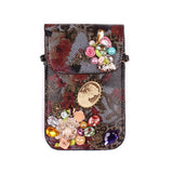 Flower Crystal Pearl Bead Jewelry Gift Bag
