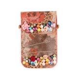 Flower Crystal Pearl Bead Jewelry Gift Bag