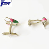 Flower Cufflink Cuff Link 2 Pairs Promotion