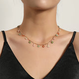 Daisy Clavicle Chain Necklace Women Choker Statement Wedding Bridal