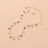 Daisy Clavicle Chain Necklace Women Choker Statement Wedding Bridal