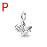 Flower Dangle Charm Bead for Bracelet Bangle