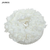 Flower Decorated Ring Box Bearer Pillow Wedding Ring Cushion Wedding Decor