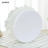 Flower Decorated Ring Box Bearer Pillow Wedding Ring Cushion Wedding Decor
