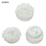 Flower Decorated Ring Box Bearer Pillow Wedding Ring Cushion Wedding Decor