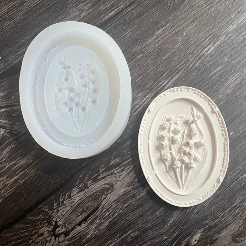 Flower Decoration Epoxy Resin Mold Aroma Gypsum Silicone Mould DIY Crafts