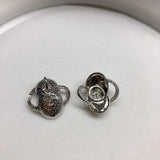 Flower Pendant Base Mountings for Women Jewelry