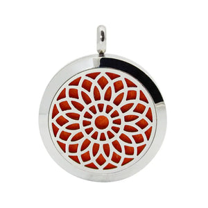 Stainless Steel Aromatherapy Pendant Necklace