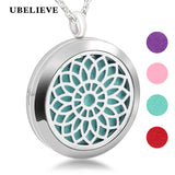 Stainless Steel Aromatherapy Pendant Necklace