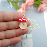 Flower Duck Mushroom Charms for DIY Jewelry Making Accessories Bulk