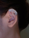 High-end Flower Ear Clips for Women
